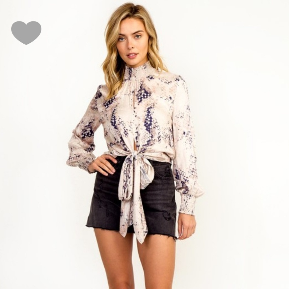 Snakeskin Top